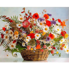Flower & Woman Paint By Numbers Kit